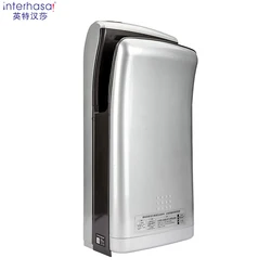 interhasa! Vertical Toilet Automatic Hand Dryer High Speed Automatic Air Dryer Fast Drying for Bathroom Commercial