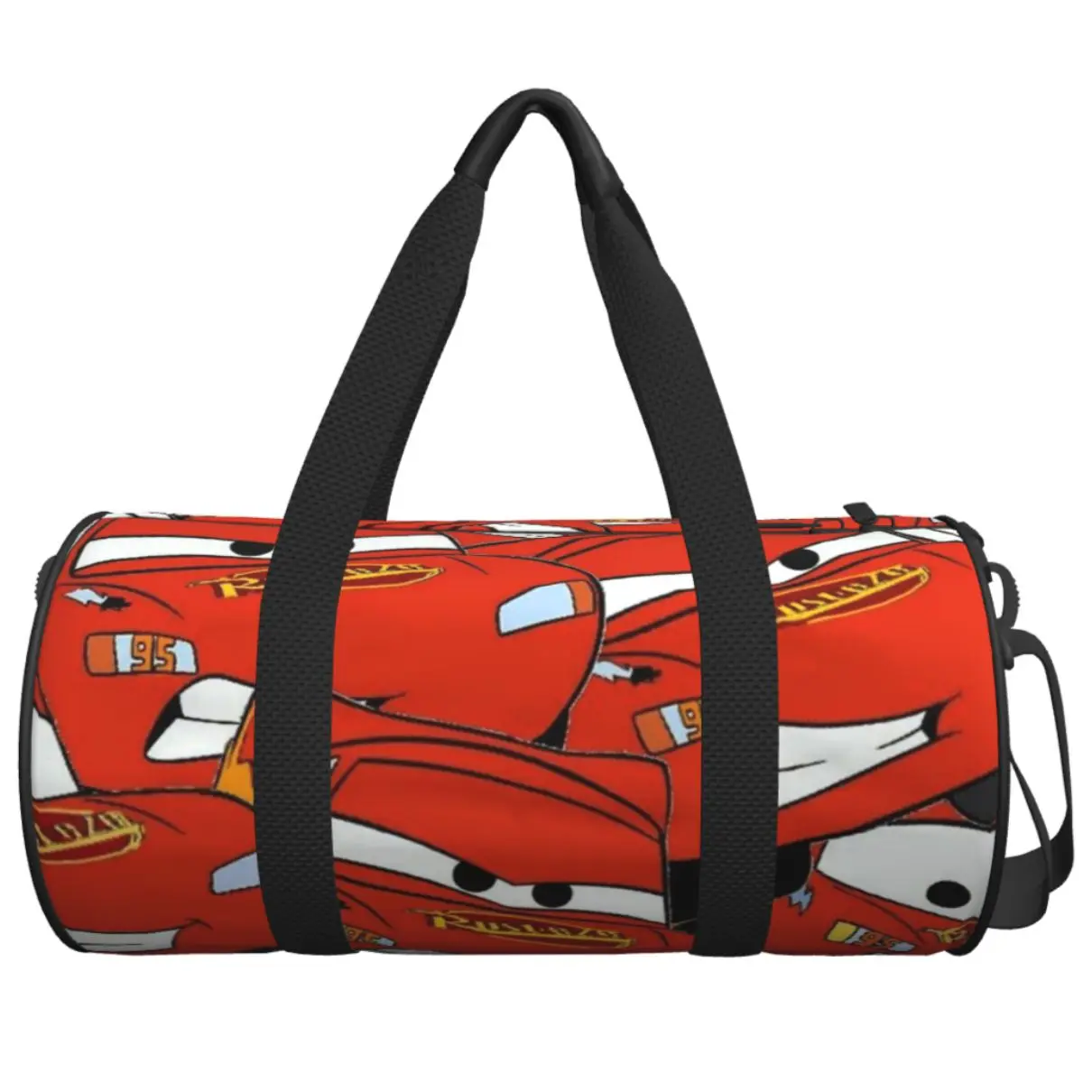 

Lightning McQueen Number 95 Travel Bag Cartoon Red Car Large Sport Bags Oxford Men Women Design Gym Bag Colorful Fitness Bag
