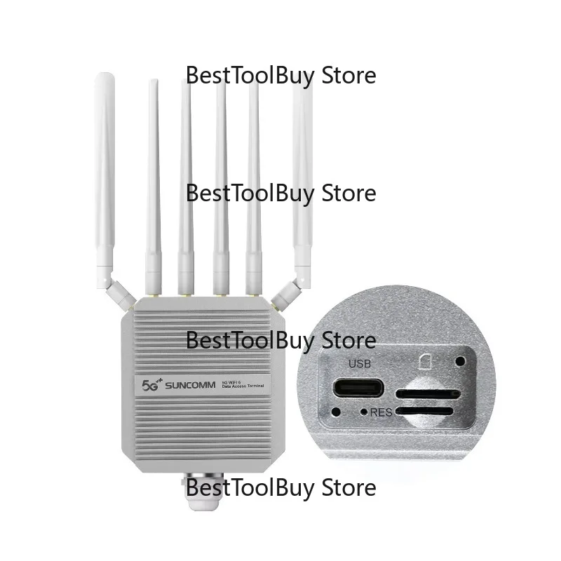 

Router With Multi Sim Card Slot Waterproof IP66 High Speed LAN 2.5Gbps POE Power Supply 5G SIM Router