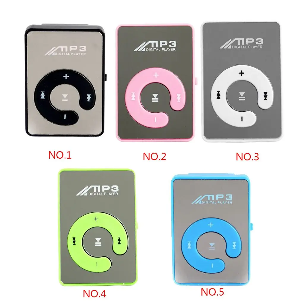 Mini MP3 Player Portable Music Playing Device Built-in Battery Green