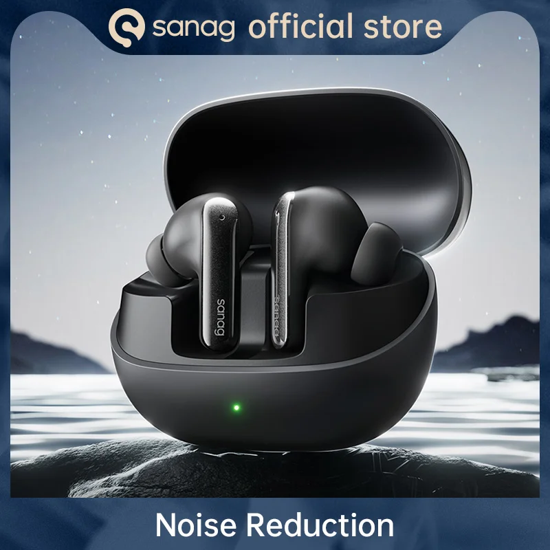 

Sanag T50 ANC Earphone Bluetooth 5.3 -48dB Wireless Headphone 4000HZ Ultra Wideband Noise Reduction TWS Earbuds，In Ear And Quiet