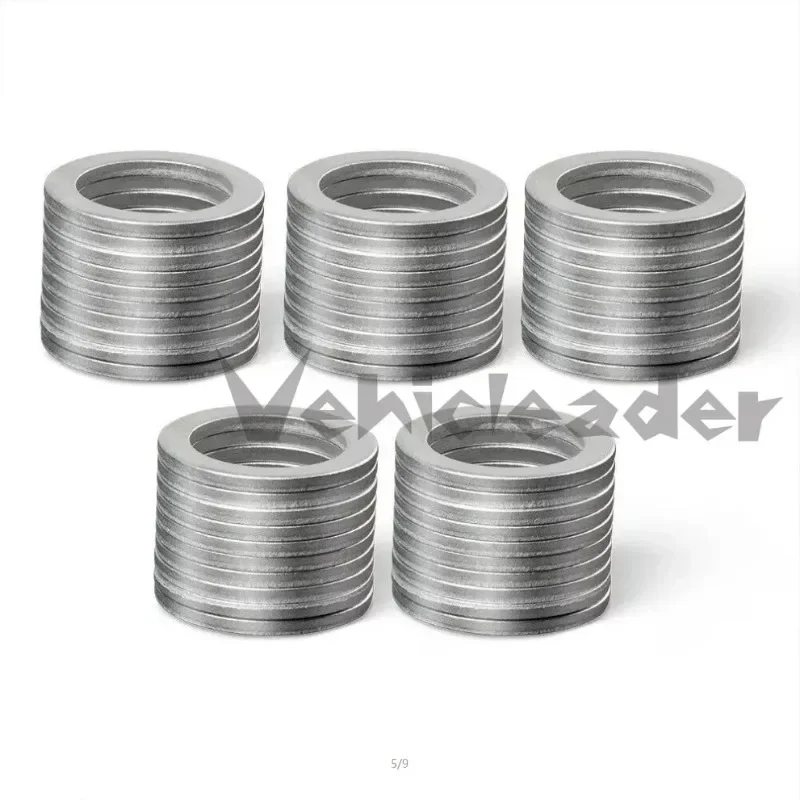 100 PCs Transmission Oil Drain Plug Compression Washer Sealing Ring Screw Suitable for MAZDA 995641400 9956-41-400 M14x20x1.5 - view 5