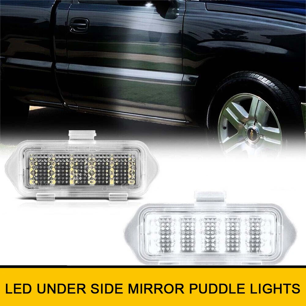 

6000K Led Under Rearview Mirror Lights For Cadillac Escalade ESV Escalade EXT Chevrolet Avalanche 1500 2500 Tahoe Pathway Lamp