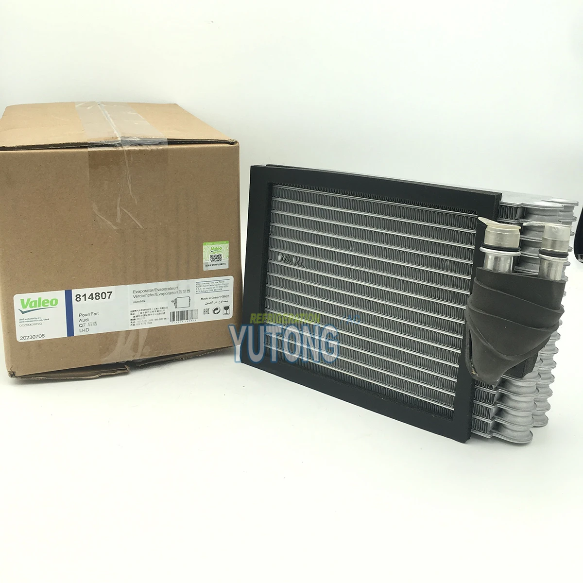 Rear air conditioning evaporator core suitable for Audi Q7 07-15 Volkswagen Touareg 04-18 814807 7L0820105A 4L1820103 7L0820105B