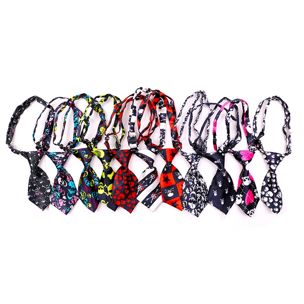 

30 шт., галстук для собак на Хэллоуин, регулируемый ошейник для собак, галстук для маленьких и средних собак, праздничный поставщик домашних животных, аксессуары для собак