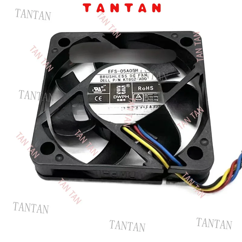 

Для DWPH EFS-05A05H DC 5 В 0,30 А 50x50x10 мм 4-проводной охлаждающий вентилятор для сервера TAN