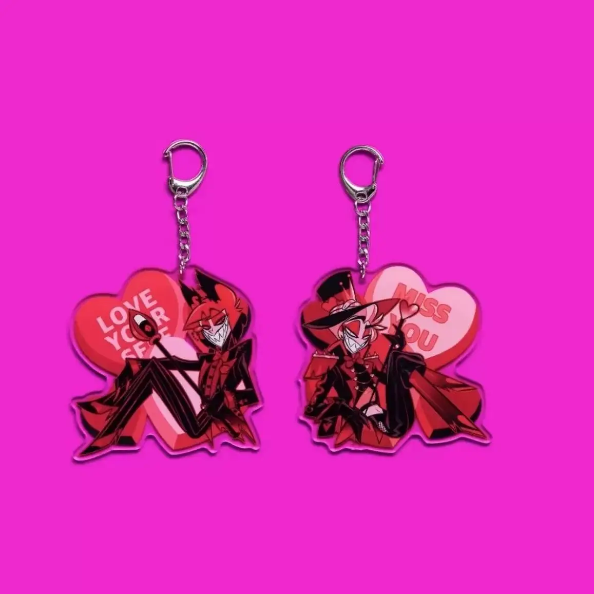 Ji E Lao Da KeyChain Men Anime Key Chain Sethos Women Acrylic Car Cosplay Japan Key Ring Pendant Party Kids Friends Gift