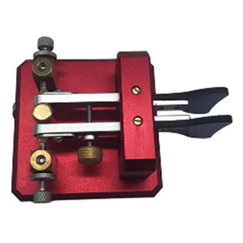 A04I Automatic Morse Dual-Paddle Telegraph Key CW Key for Ham Radio Users for Amateur HAM RADIO CW Paddle Key Amateur Blue