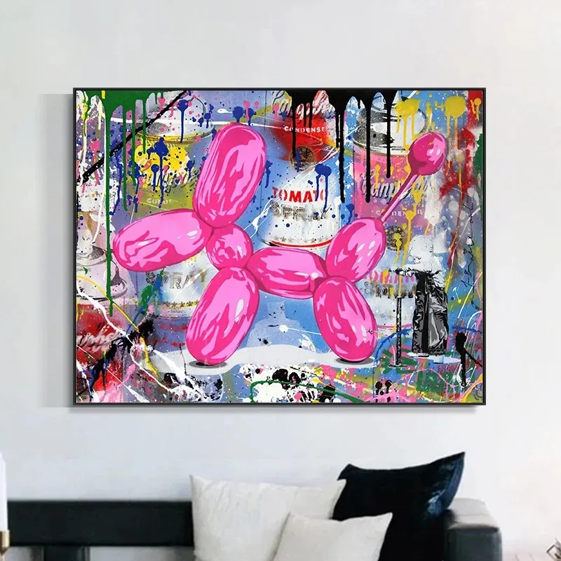 Banksy Street Graffiti Art Posters, Sexy Jules Head Shot, Butterfly Girl Suconsultant, Canvas Painting, Wall Art for Living Room