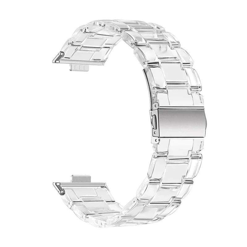 Clear Resin Strap for Huawei Watch Fit 3 Watchband Correas reloj for HUAWEI WATCH Fit 3 Wristband for huawei watch fit3 Bracelet