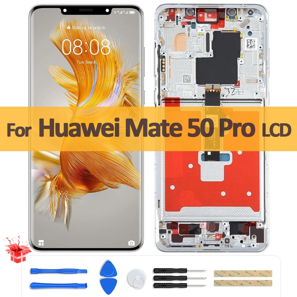 

6.74" Original OLED For Huawei Mate 50 Pro LCD Display DCO-AL00 Touch Screen Digitizer Assembly For Mate50 Pro DCO-LX9 Screen