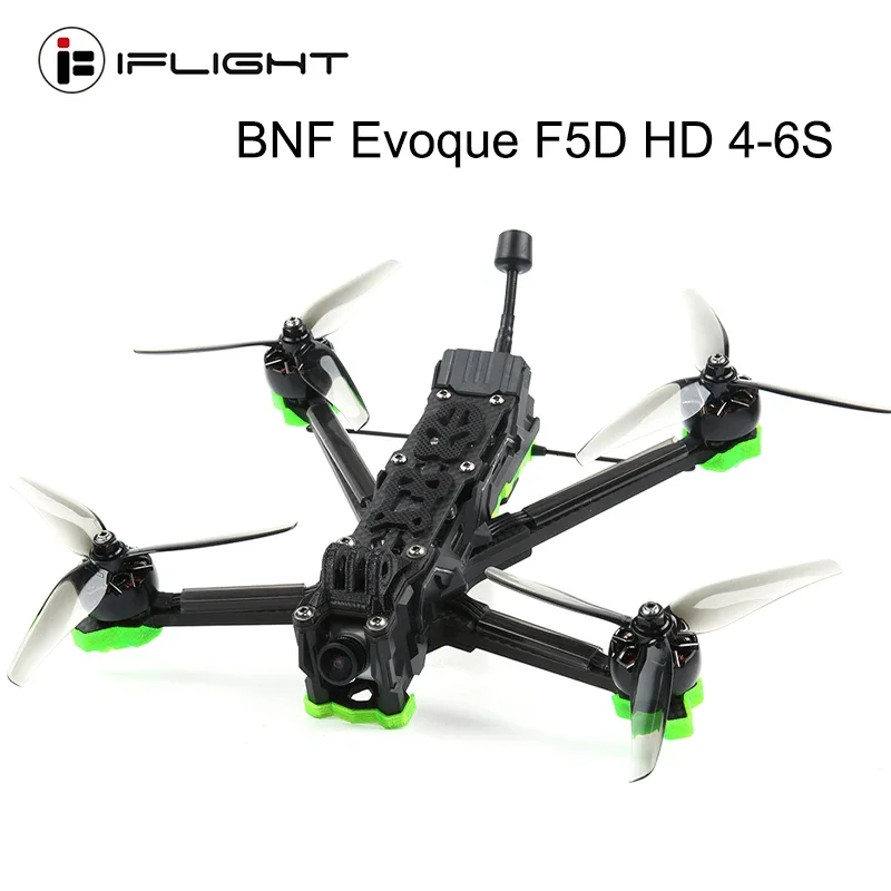 

IFlight Nazgul Evoque F5D HD 5inch 4-6S FPV Drone BNF W/SucceX-D Mini F7 55A Air unit Stack XING2 2207 Motor Nebula Polar Camera