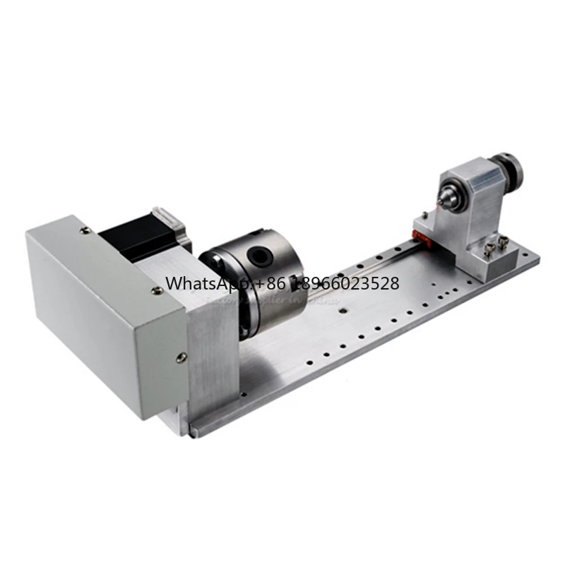 Engraving Machine Slide Rail 4th Axis Rotation Axis A Axis CNC Dividing Head CNC 3d Engraving Tools