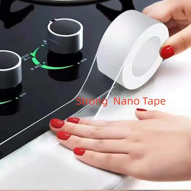 1/2/3/5M Nano Tape Tracsless Double Sided Tape Transparent No Trace Reusable Waterproof Adhesive Tape Cleanable Home Gekkotape