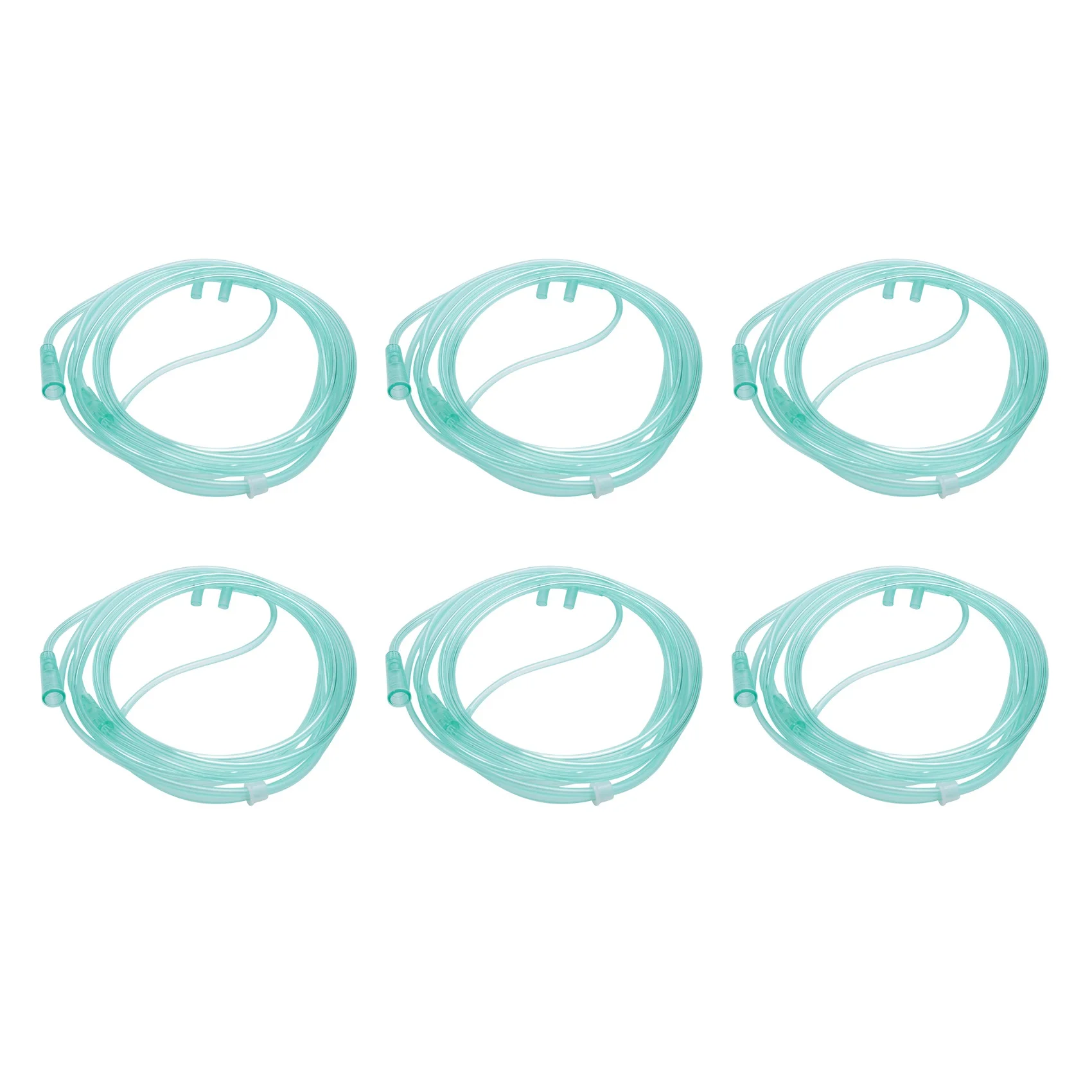 AS96-6 шт. кислородные канюли, 2 метра, носовая канюля, мягкая назальная кислородная трубка, канюля O2 для взрослых