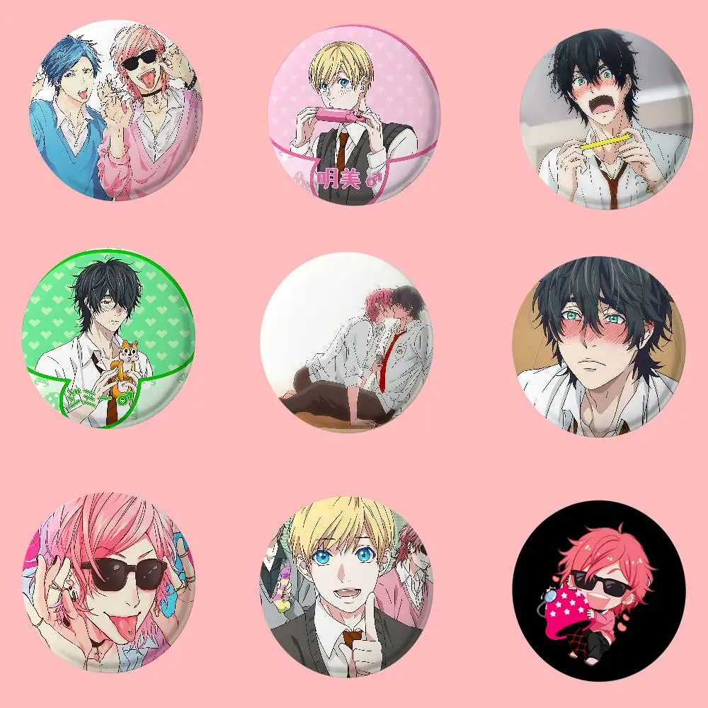 Anmie H-Yarichin ClubS Insignia Pins para amigo, mochila, ropa, accesorios coleccionables, regalo de joyería
