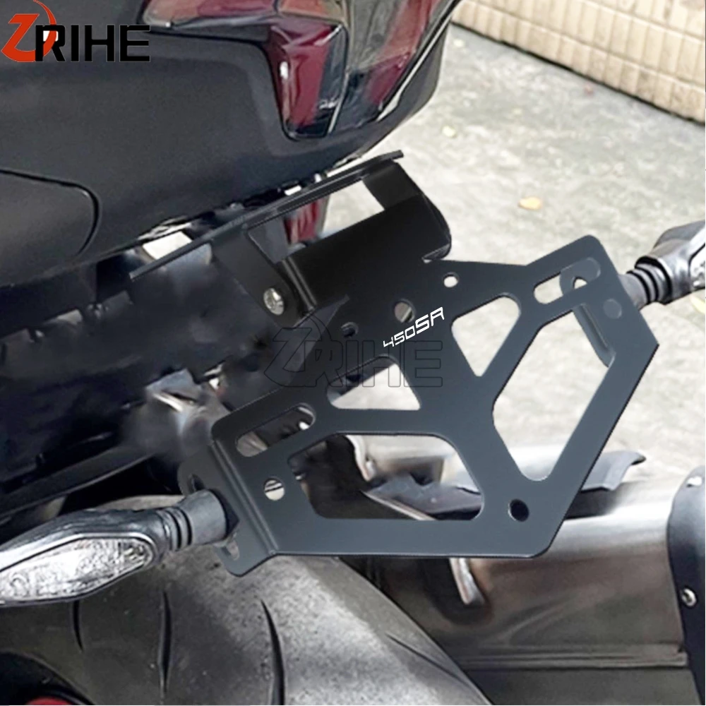 

FOR CFMOTO CFmoto 450SR/SR-S/SS 450NK 2022 2023 2024 2025 Motorcycle Accessories License Plate Bracket Holder 300SR 250SR 450nk