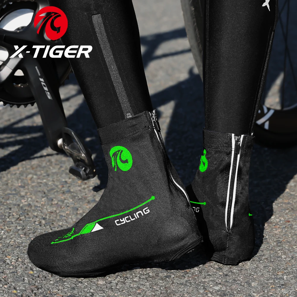 X-TIGER Cycling Shoe Cover Unisex MTB Bike Cycling Overshoes Sports Racing Bicycle Dustproof Quick Dry Lycra boot cover