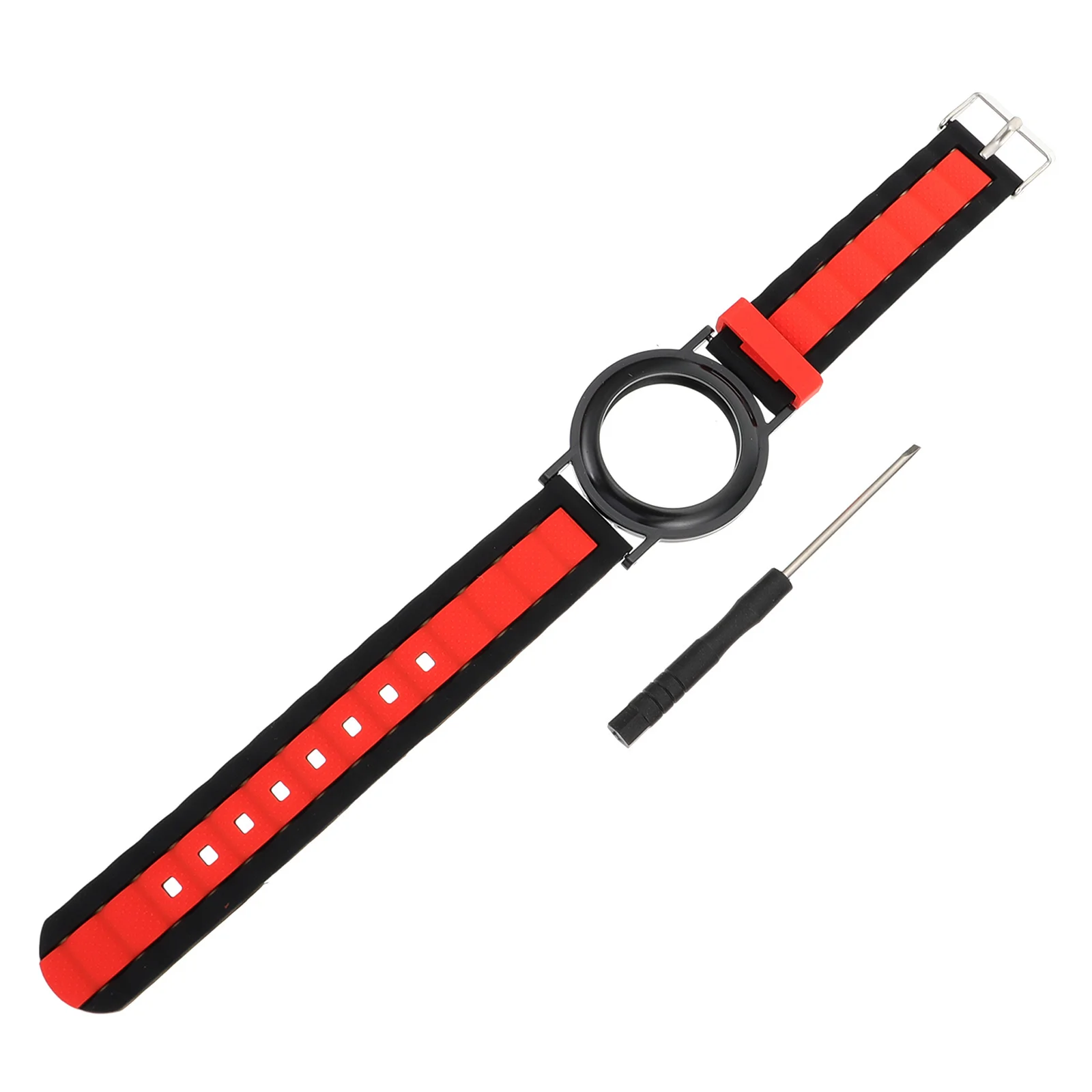 Silicone Watch Band Adjustable Sweat-Proof Strap For Device Protective Cover Case Accessory