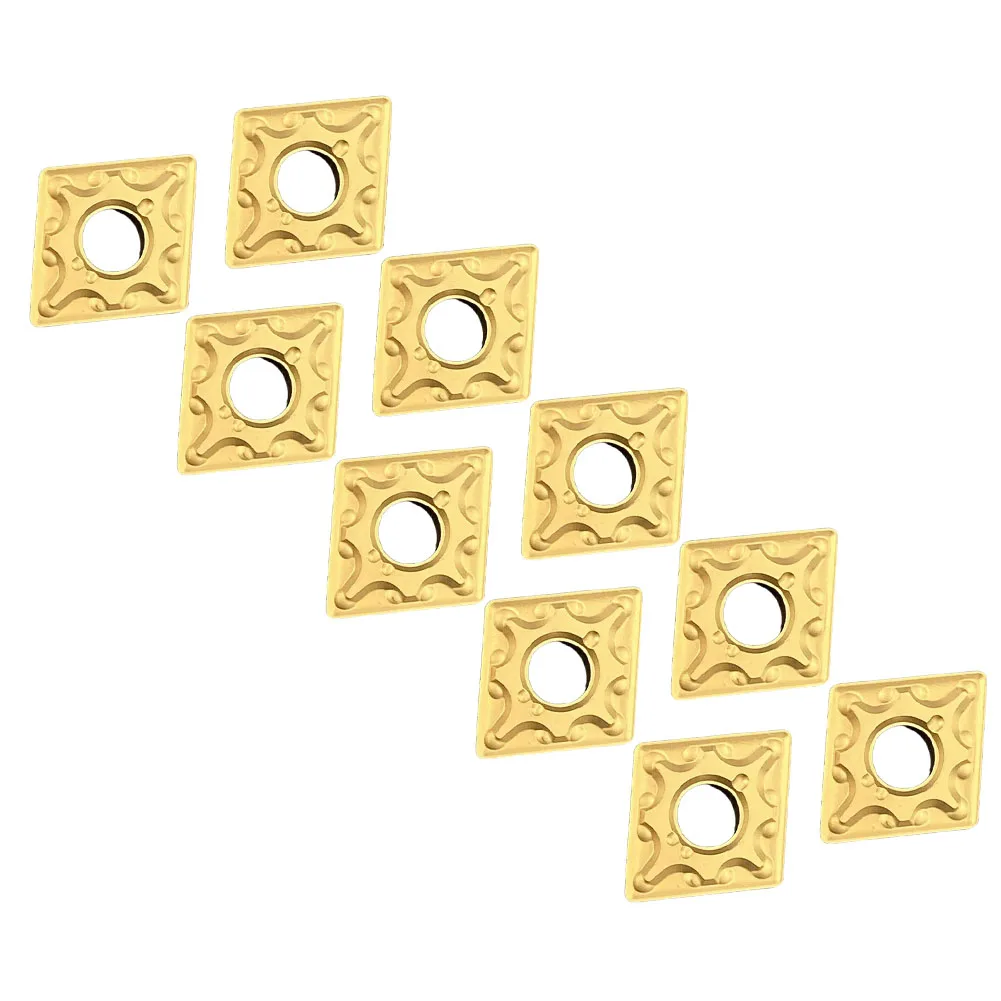 Set di inserti da dieci pezzi ad alta efficienza di CNMG 120408   MA Progettato specificamente da utilizzare con il sistema di utensili MCLNR