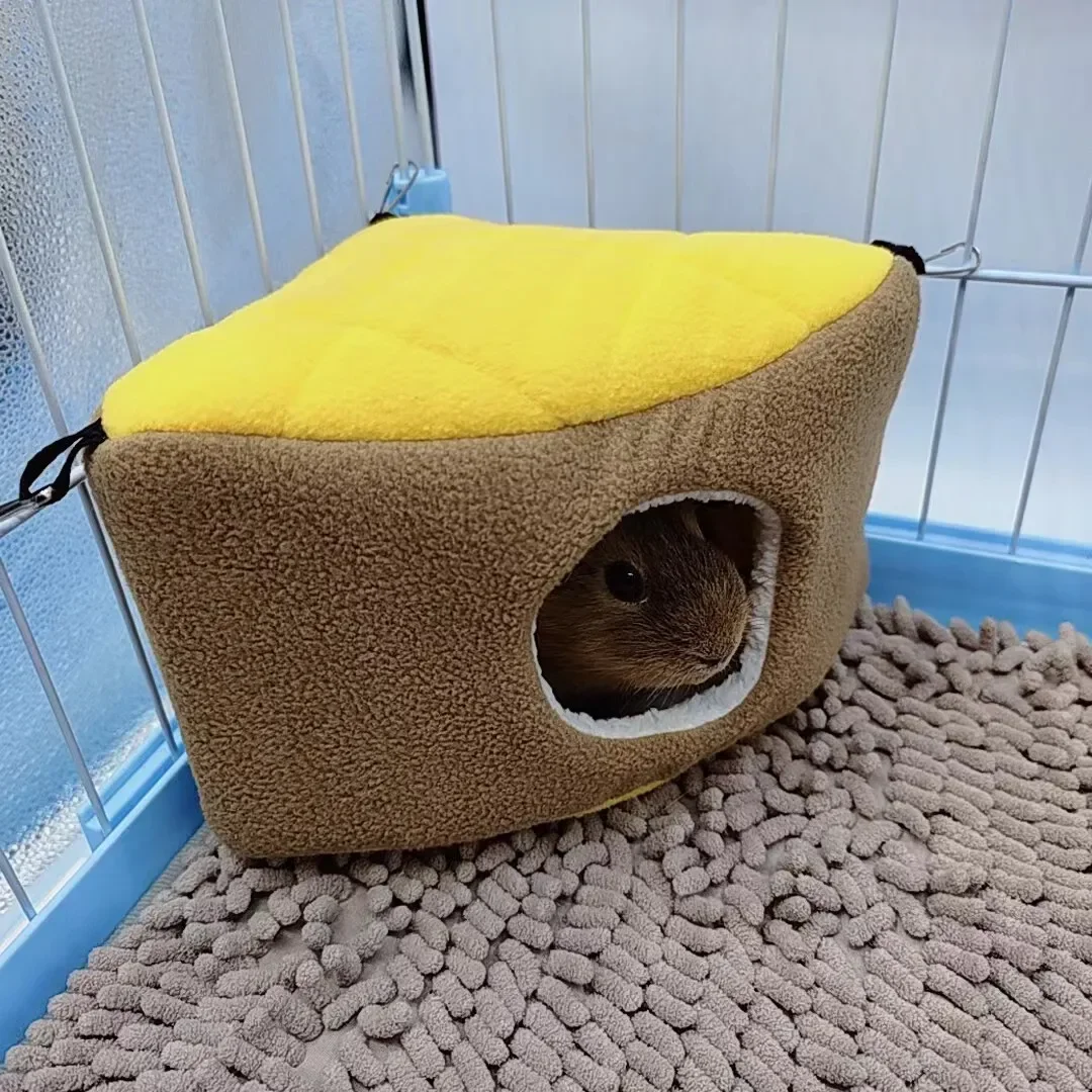 Kandang tempat tidur gantung hangat untuk rumah burung musim dingin aksesori kandang tempat tidur gantung untuk Hamster Gerbil burung bayan kecil