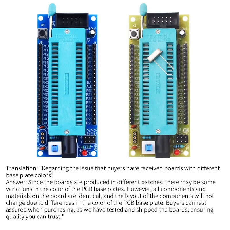 Snvi 51 avr mcu minimum system board development board learning board stc minimum system board microcontroller programmer