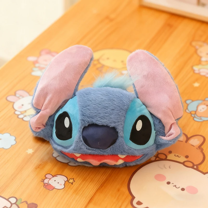 Stitch Cartoon Poggiatesta per auto Simpatico poggiatesta in peluche Cuscino per il collo Interni automobilistici Decorazione interna per auto Regalo di Natale