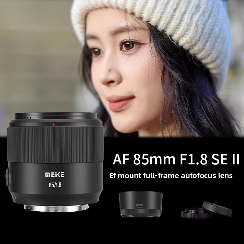 

Объектив MEKE 85mm f1.8 SE II с автофокусом для полнокадровых камер Canon EF и Nikon F, для портретной съемки