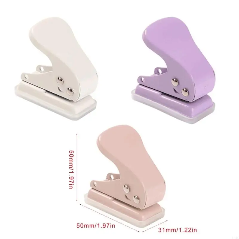 W89C ثقب واحد مثقوب 1/4inch للفن الفني ورقة صغيرة مثقبة للفن الحرفة