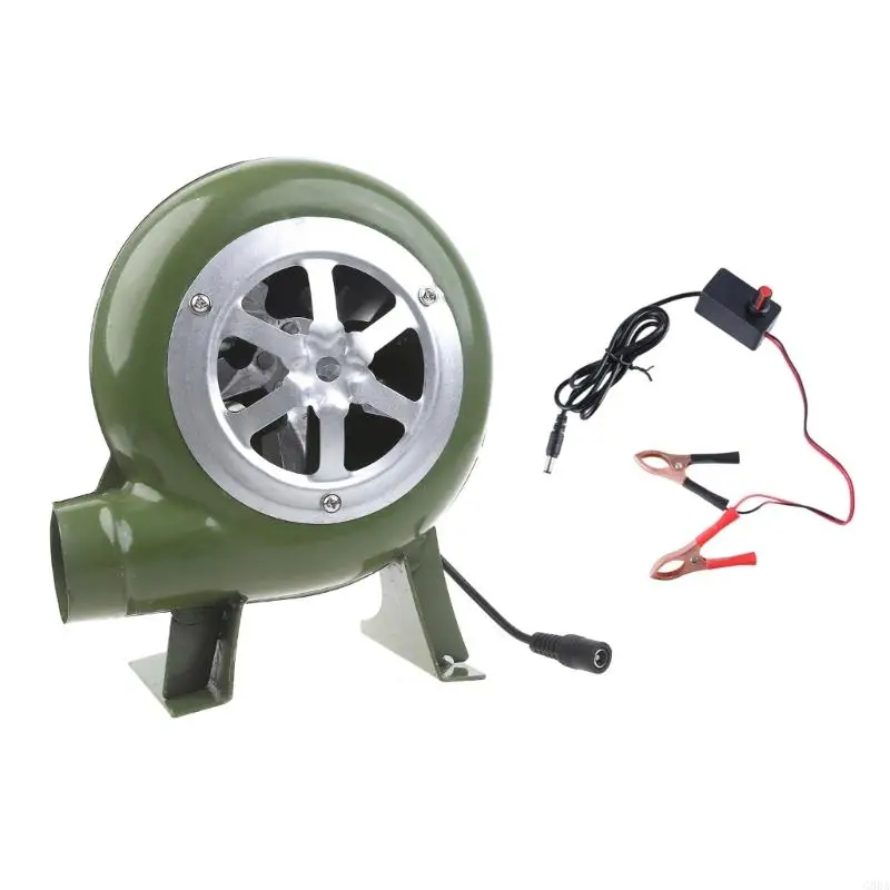 G88A Outdoor Cooking BBQ Fan Air Blower For Barbecue Bellows Hand Crank Tool Camping Handheld Cooking Fan