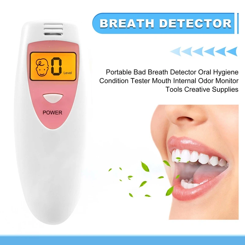 Imagem -02 - Portátil Mau Hálito Detector Higiene Oral Condição Tester Condição Ferramentas Monitor de Odor Interno Suprimentos Criativos