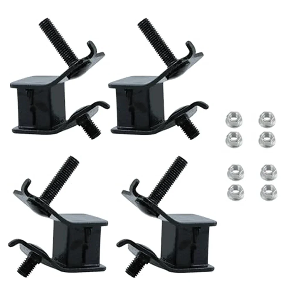 Generator Rubber Brackets Anti-Vibration Brackets 4 Pieces Vibration Reduction For Generators Automotive Upgrades