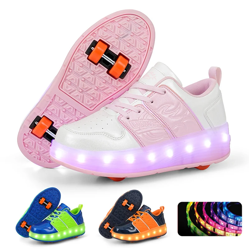 2024 The latest multi-functional roller skates for boys and girls with light flashing wheel shoes