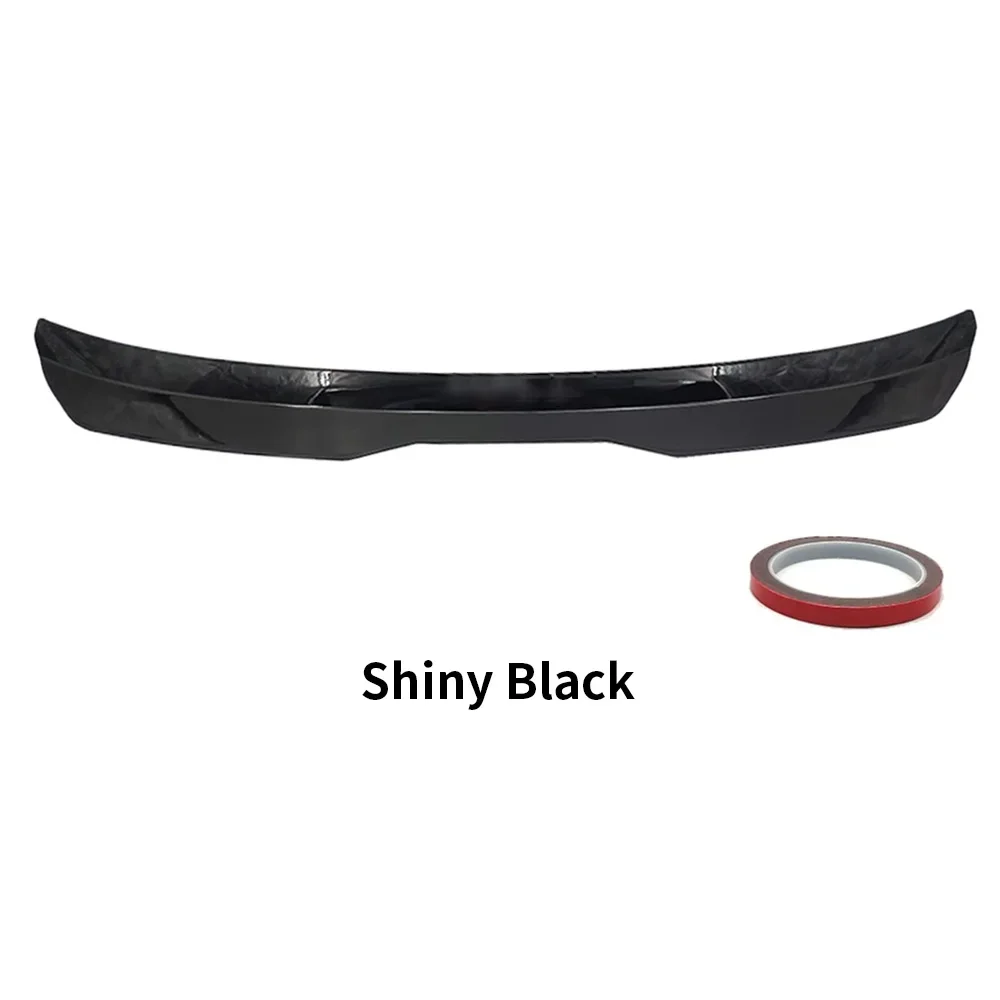Universal carro traseiro telhado lábio spoiler asa spoiler traseiro telhado spoiler asa abs decoração tiras caber hatchback carro