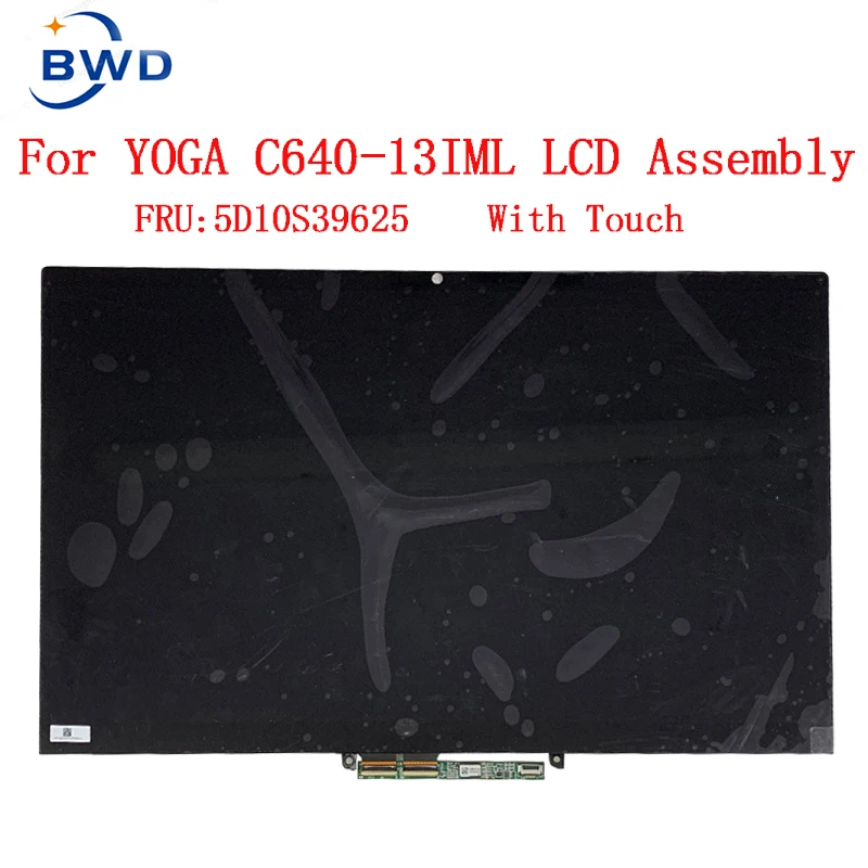 Imagem -02 - Fru-laptop Touch Screen Digitizer Assembly Substituição para Lenovo Yoga C64013 Series C640-13iml 81ue 81xl 5d10s39625