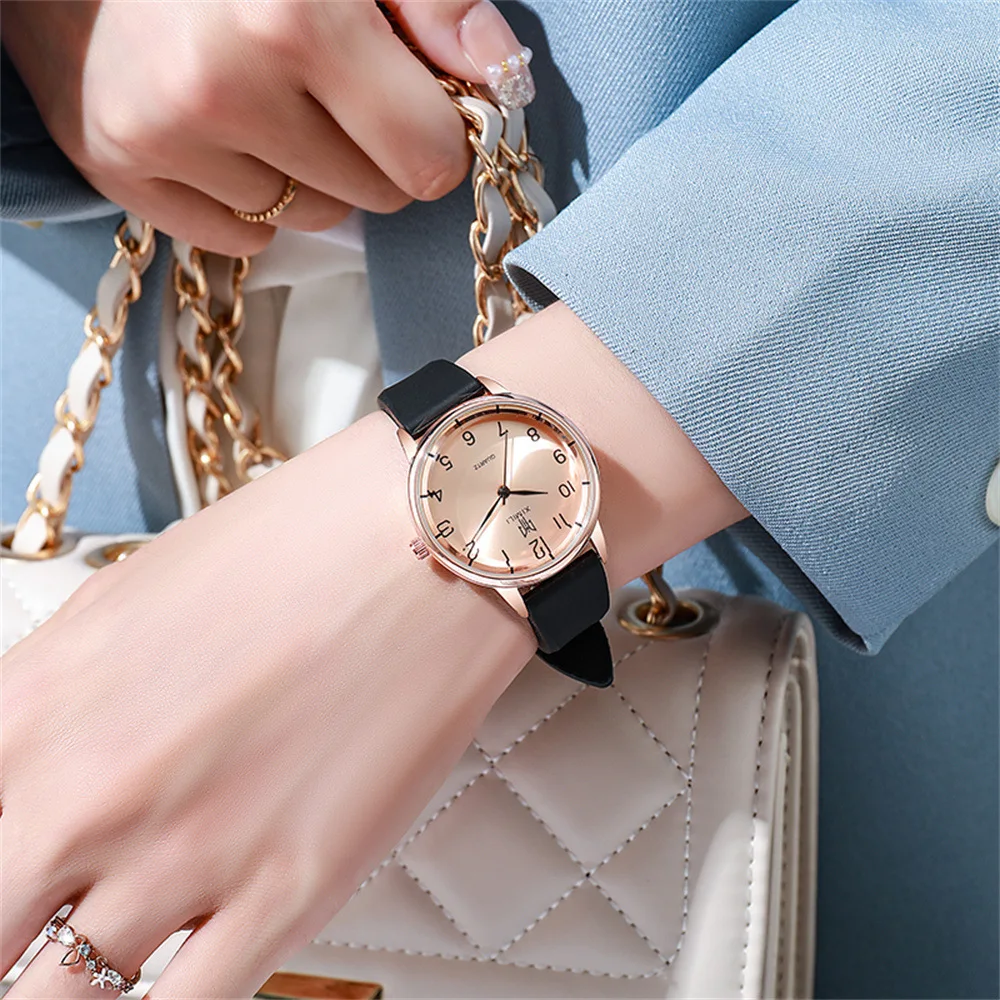 UTHAI-Montre à quartz numérique simple pour femme, montre-bracelet décontractée en silicone pour femme