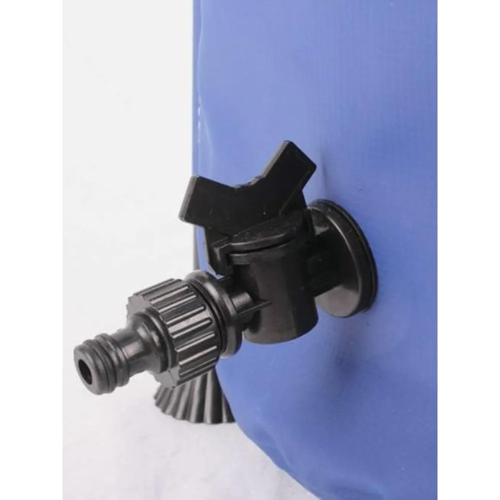 Tanque de agua plegable para riego de jardín portátil, contenedor de almacenamiento ideal para plantas y uso en invernadero (capacidad de 200 l)