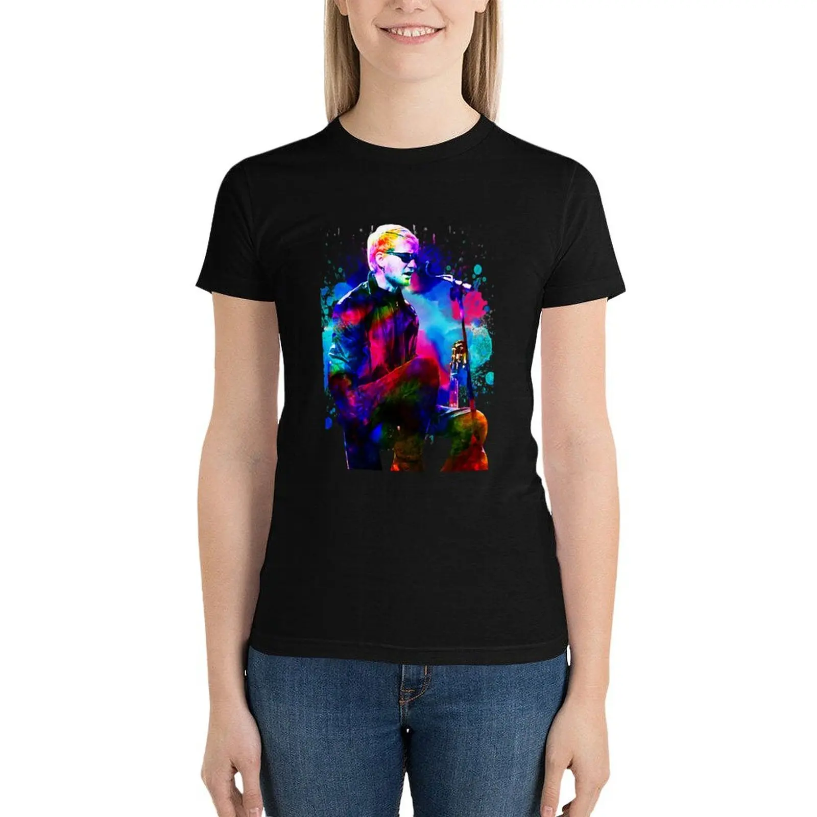 

Layne Staley T-Shirt Short sleeve tee cute tops summer top Blouse t-shirts for Women loose fit