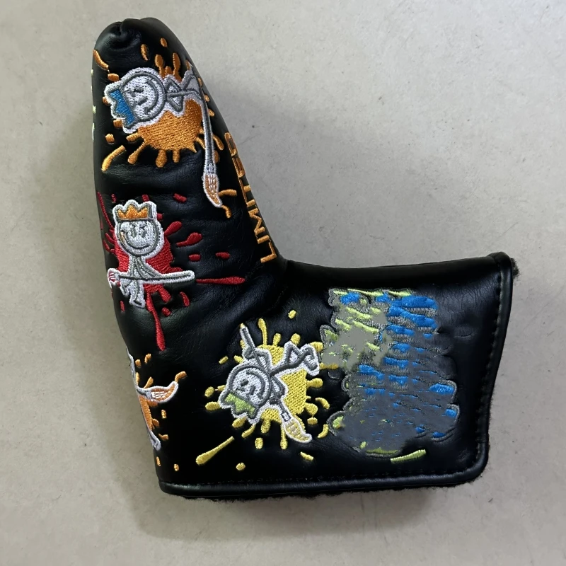 Golf clubs, embroidered surf pattern putter cover, dust cover, free shipping.