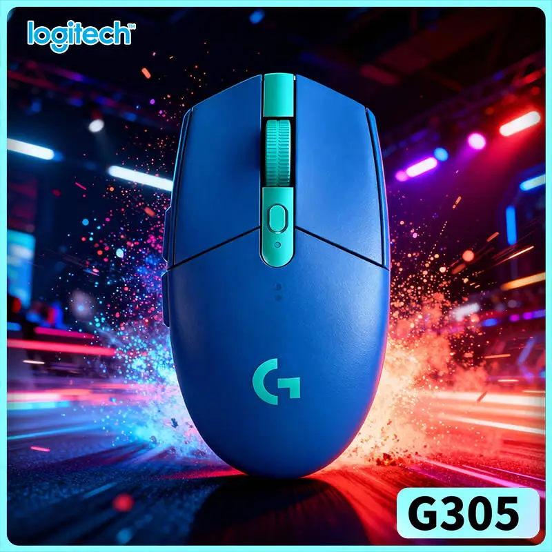 

Wireless Logitech G305 Gaming Mouse, 12000 DPI HERO, 6 Programmable Buttons, 250hr Battery, 99g, LIGHTSPEED 1ms, PC Mac