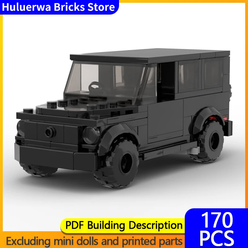 

Модель скоростного гоночного автомобиля MOC, строительные кирпичи G63, роскошный высокопроизводительный внедорожник, модульная технология, детские праздничные подарки, игрушки, костюм