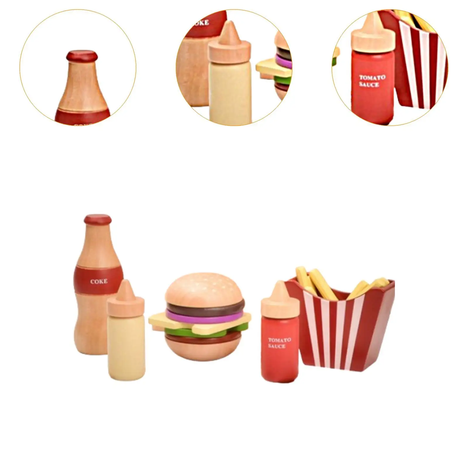 Juego de simulación de alimentos, juguete educativo, comida de simulación, regalo realista preescolar