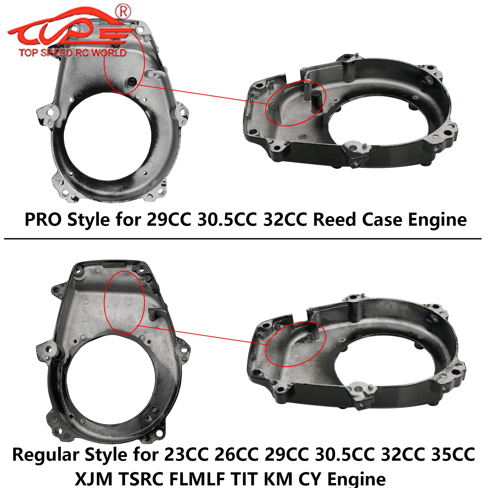 23CC-71CC غطاء مروحة دولاب الموازنة لسيارة 1/5 Rc HPI ROFUN ROVAN KM BAJA Losi 5ive-T FG HSP DBXL RCMK MCD GoPed RedCat أجزاء