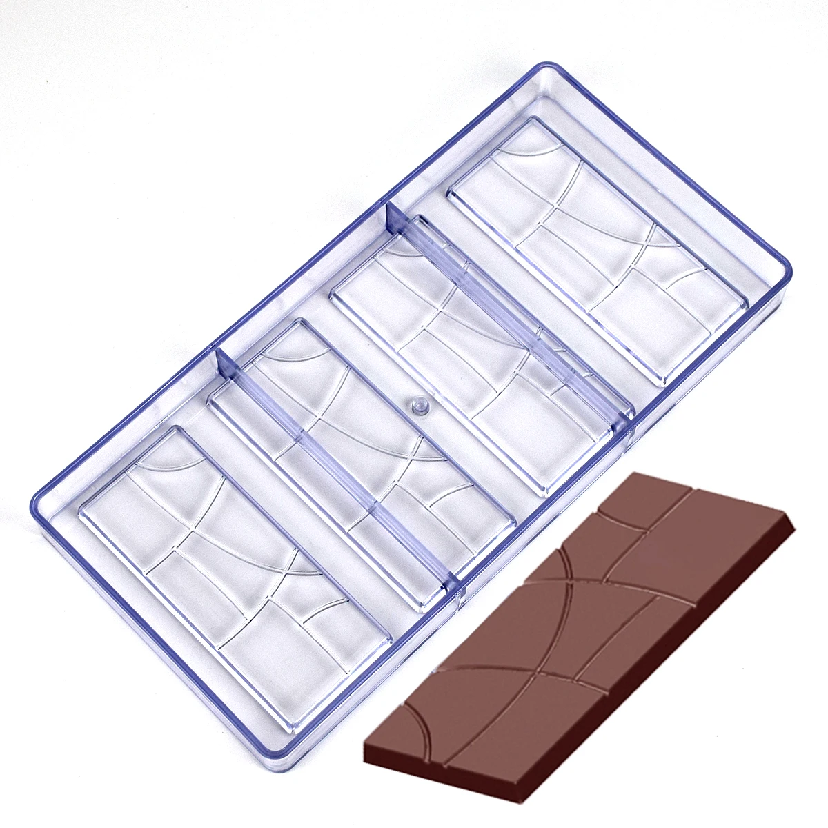 Chocolate Bar Mold Polycarbonate Confectionery Utensils for Chocolate Candy Bonbons Mould Acrylic Baking Pastry Bakery Tools