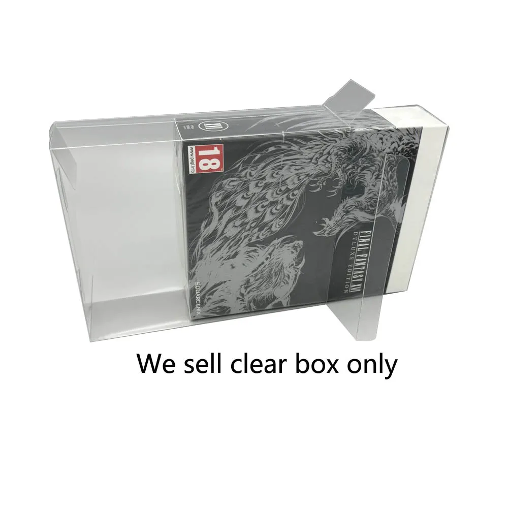 Transparent Clear box For PS5 for Final Fantasy 16   EU pal version  Limited    Protector collection storage display protective