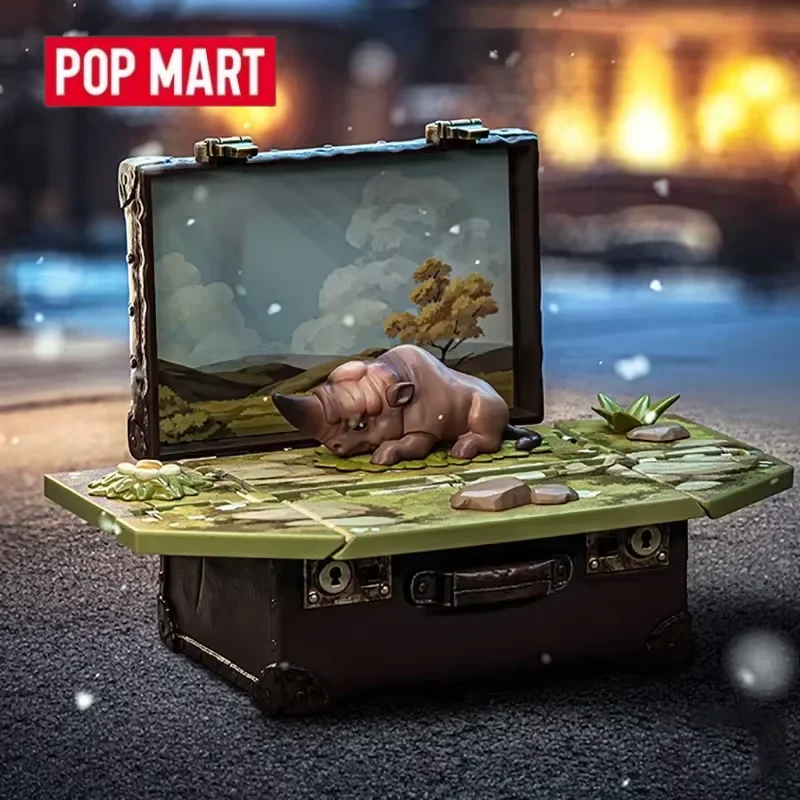 POPMART Fantastic Beasts Series صندوق أعمى اللعب صندوق غامض تخمين حقيبة دمية لطيف أنيمي الشكل سطح المكتب الحلي جمع