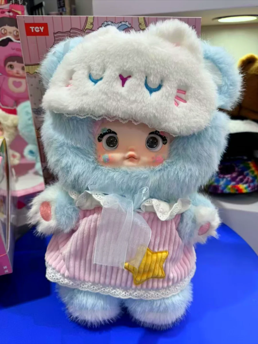

Kawaii Nommi 400% слепая коробка Nommi Goodnight Bear Series виниловая кукла украшение комнаты коллекция кукол Mystery Box Рождественский подарок