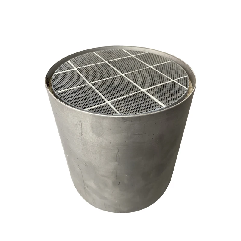 DPF لمازدا BT50 2.2، 2014 الإسكان المعدني فلتر الديزل كربيد السيليكون محرك DPF الأساسية على شكل قرص العنق #2