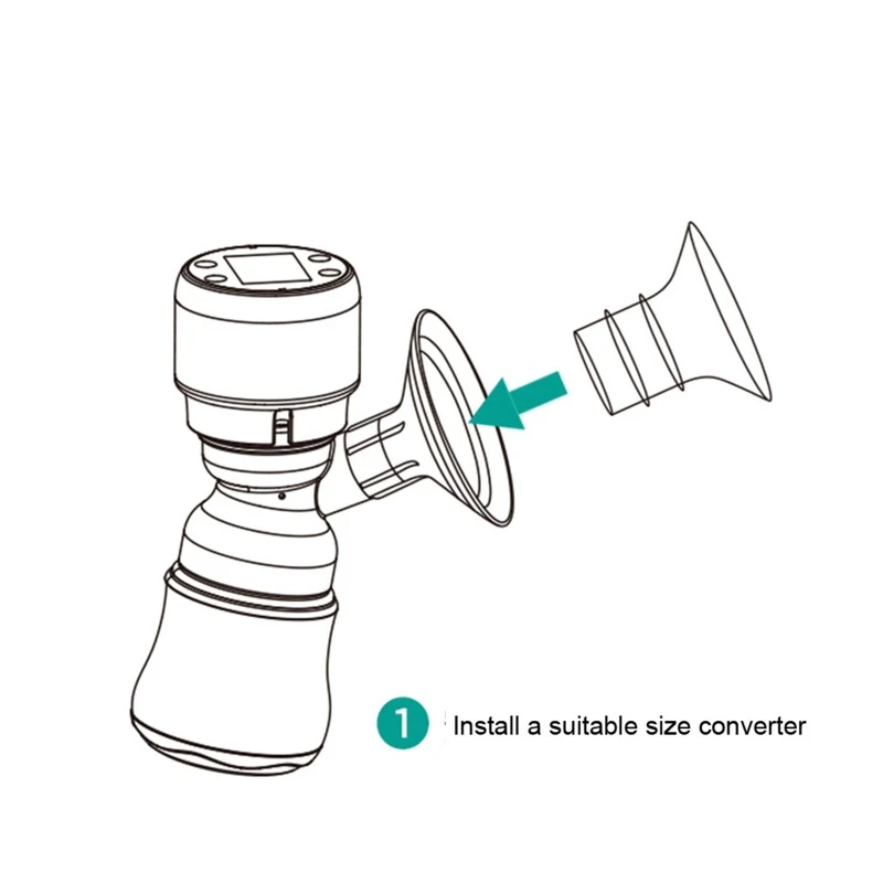 Inserção silicone protetor 17/19/21mm para 24mm 27mm 30mm flange da bomba insere parte