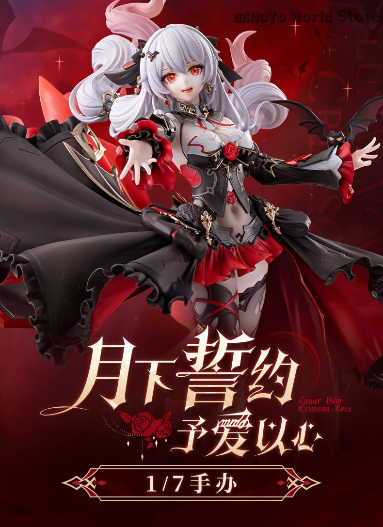 Theresa Apocalypse Figure Honkai Impact 3 Original Apocalypse Lunar Vow Crimson Love 1/7 Figurine Model Ornament Cosplay Gifts